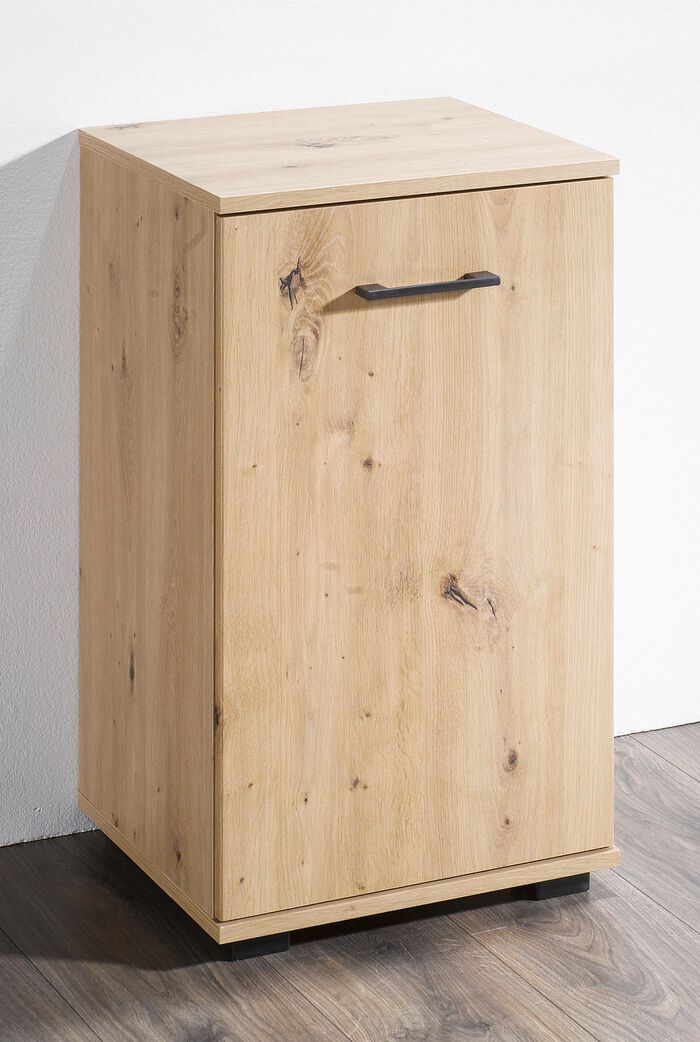 Kommode, 1-t&uuml;rig, in hochwertiger, stabiler Ausf&uuml;hrung ARTISAN EICHE