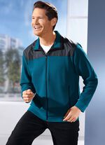 Sweatjacke mit Seitentaschen 