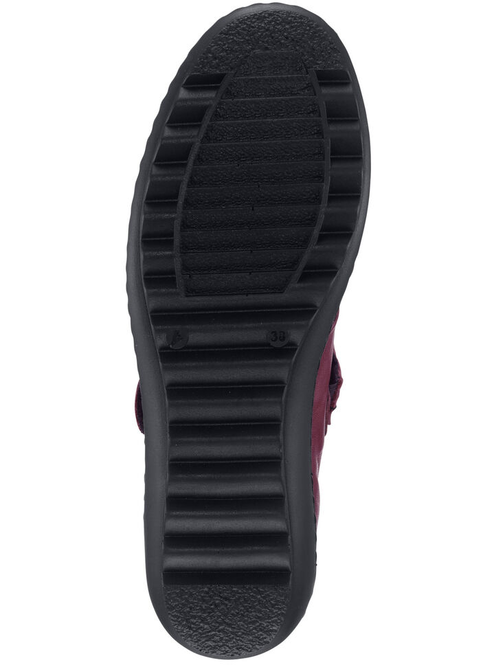 Slipper mit herausnehmbarem Lederfußbett, Weite G BORDEAUX