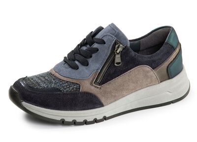 Waldl&auml;ufer, bequeme Damen-Sneaker, Weite H, mit herausnehmbarem Fu&szlig;bett 