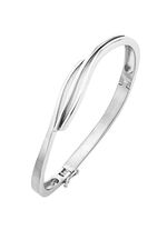 Stilvoller Armreif, gl&auml;nzend/mattiert 