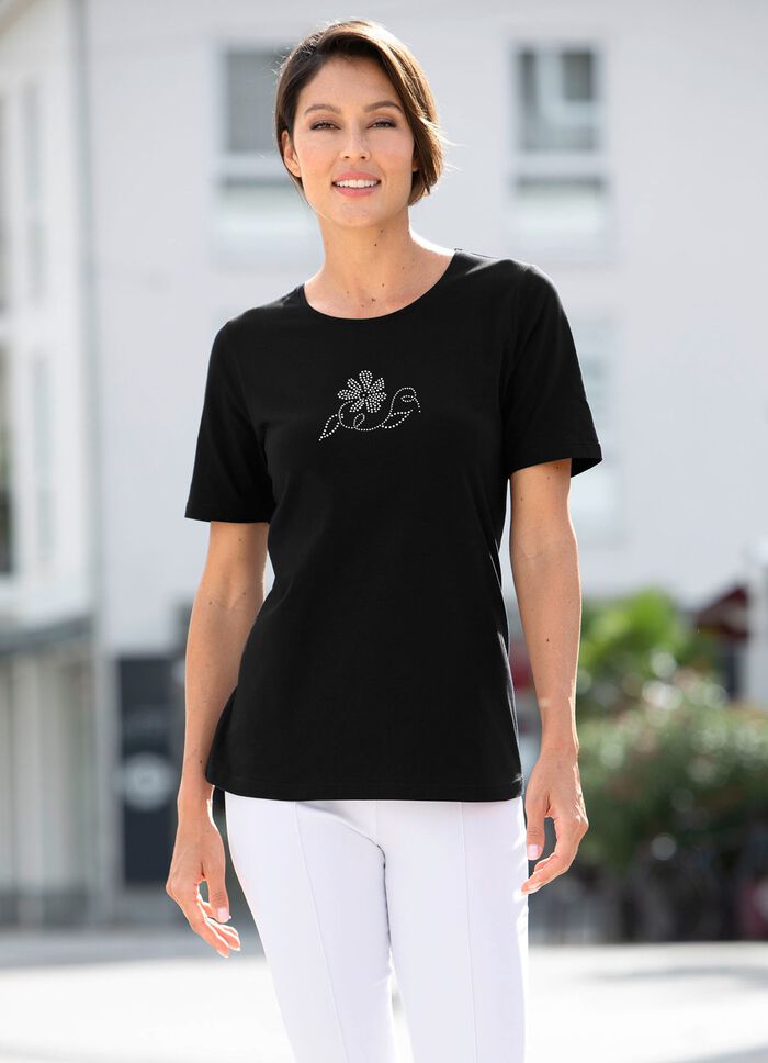 Shirt mit hohem Tragekomfort in 4 Farben SCHWARZ