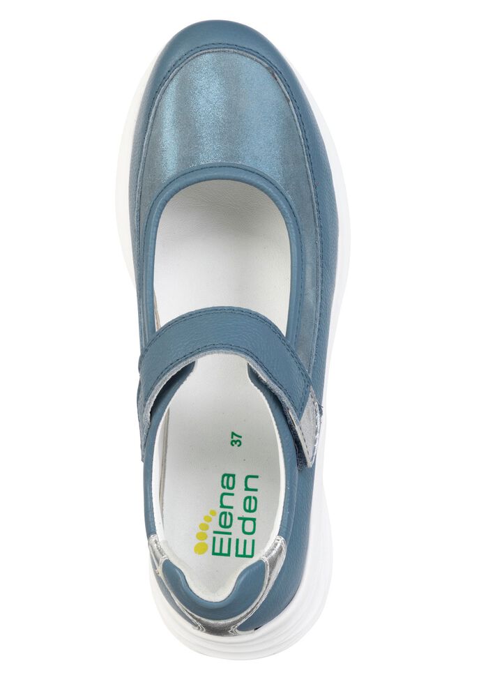 ELENA EDEN, bequeme Damen-Spangenschuhe, Weite H, mit herausnehmbarem Fu&szlig;bett 