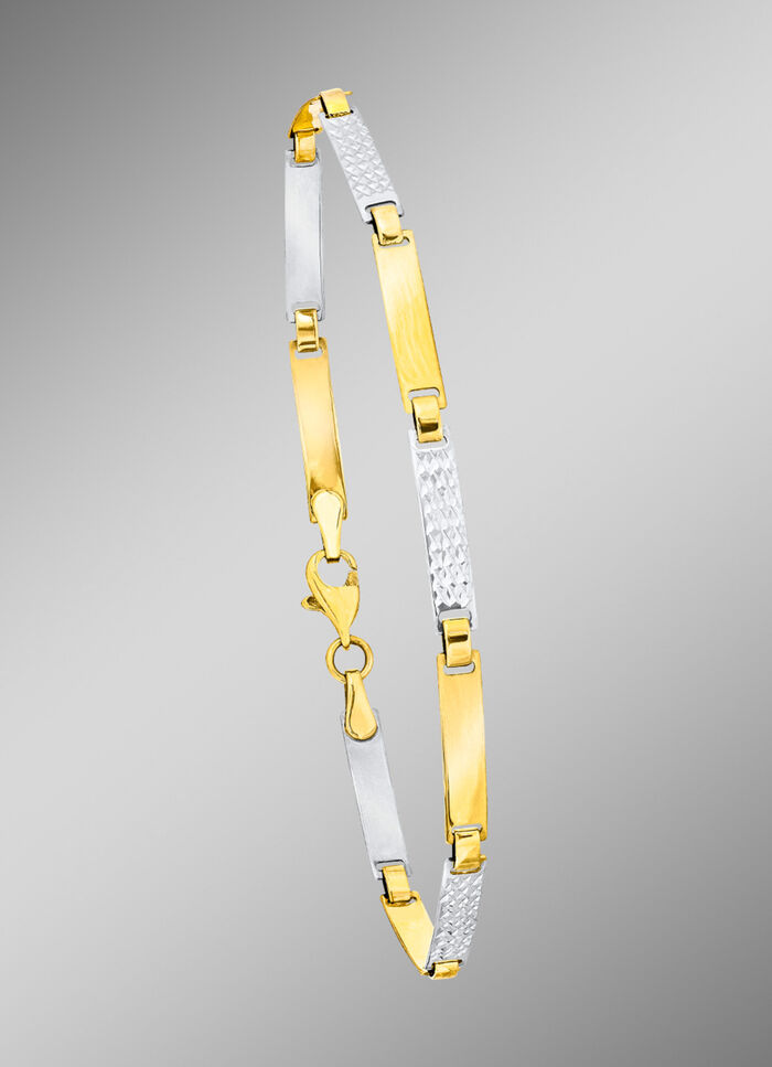 Feines Armband in Bicolor 