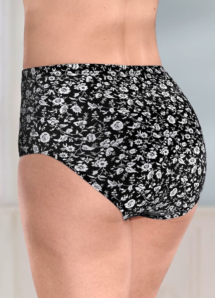 F&uuml;nferpack Slips mit Gummizug im Bund 