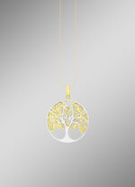 Lebensbaum-Anhänger aus Silber 