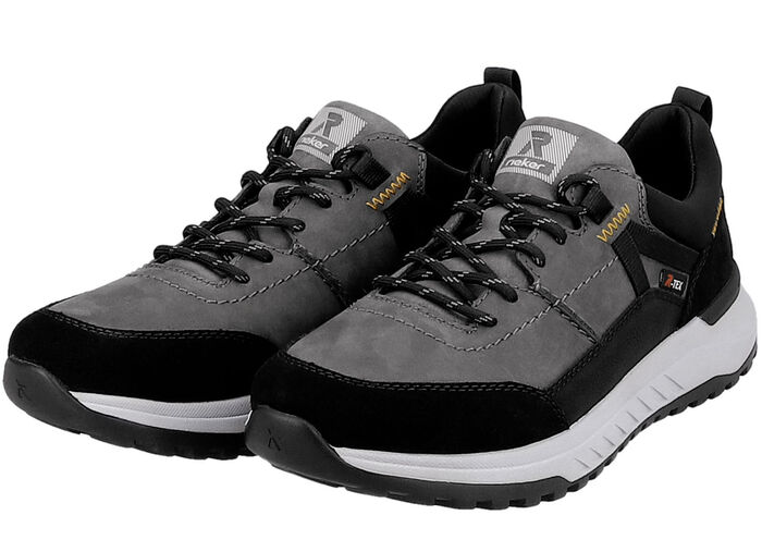 Rieker Sneaker mit Schn&uuml;rung GRAU-SCHWARZ