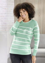 Pullover mit dezentem Glanz 