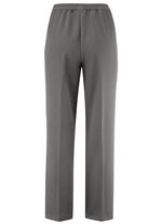 Hose mit schmückendem Zierteil  GRAU MELIERT