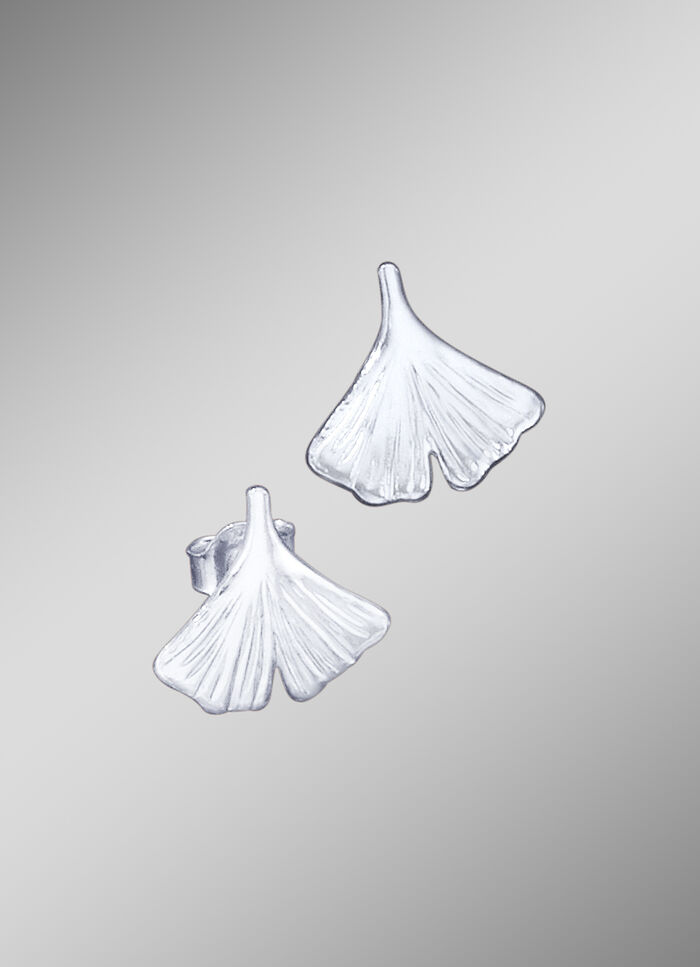 Ohrstecker "Ginkgoblatt" 