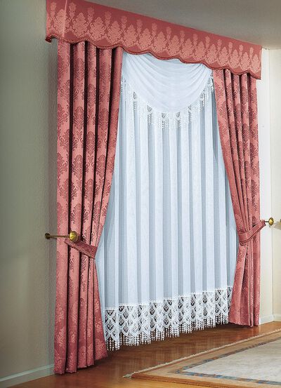 Store mit Plauener Spitze 