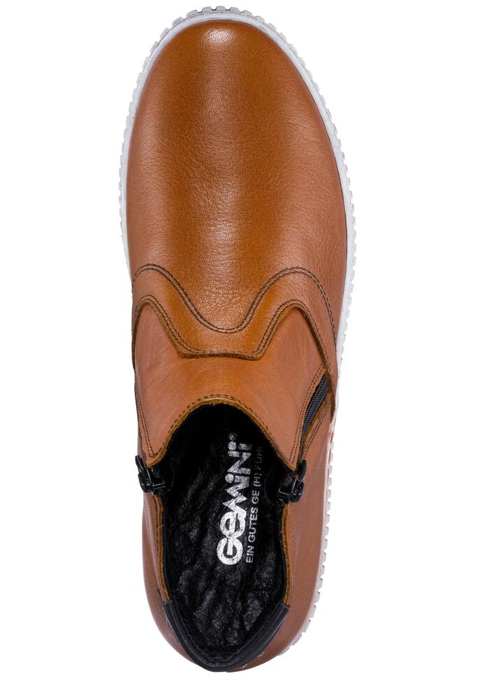 Gemini Stiefelette aus Rind-Nappaleder BRAUN