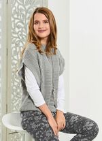 Pullunder mit Kordelzug im Saum 