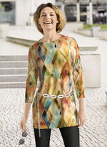 Strick-Tunika in Feinstrick 