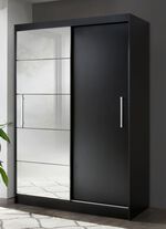 Durchdachter Schwebet&uuml;renschrank mit Spiegelfront 