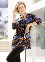 Wunderschönes Longshirt mit Plättchenzier 