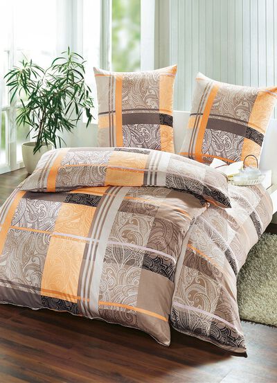 Satin Bettw&auml;sche-Garnitur 