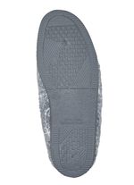 Klett-Hausschuhe mit wollwei&szlig;er Stickerei 