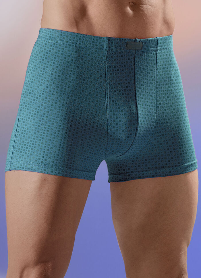 Viererpack Pants, allover dessiniert 