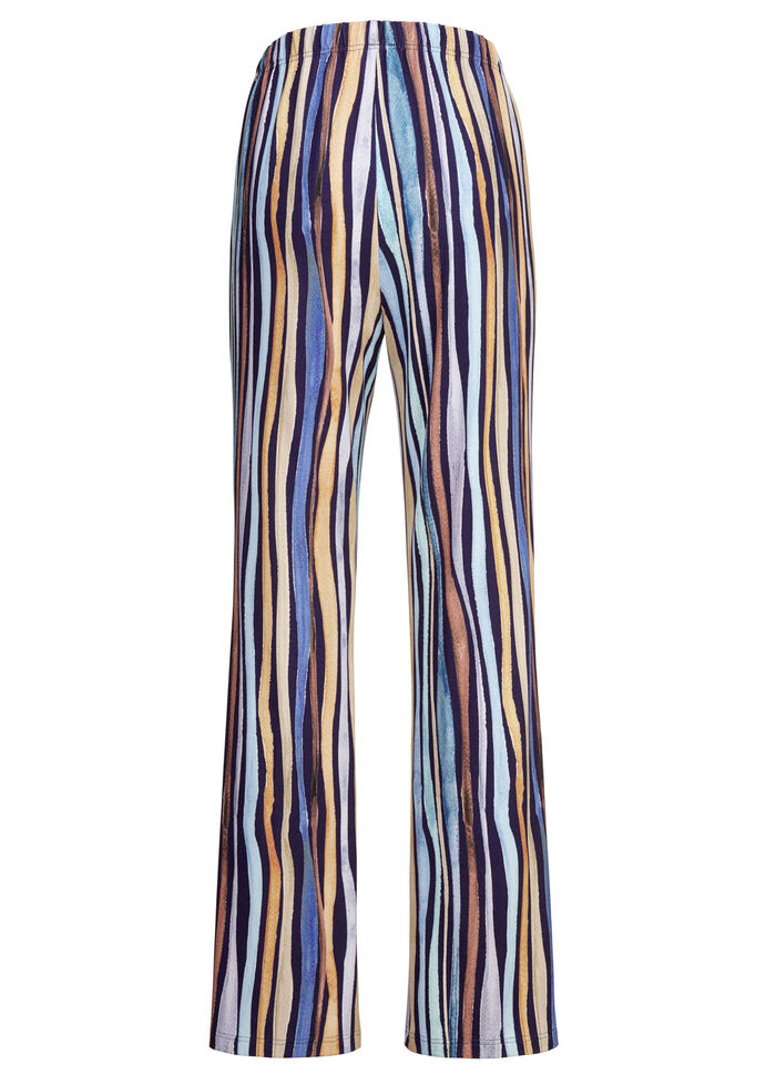 Hose in aparter Streifendessinierung MARINE-BUNT