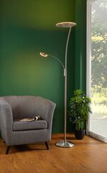 Stehleuchte mit Deckenfluter 