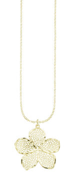 Entz&uuml;ckender Blumen-Anh&auml;nger mit Ankerkette 