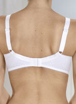 Naturana BH mit Jacquard-Dessin WEISS