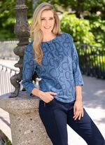 Pullover in Ausbrenner-Optik 