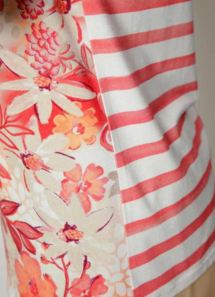 Shirt mit farbenfrohem Mustermix 