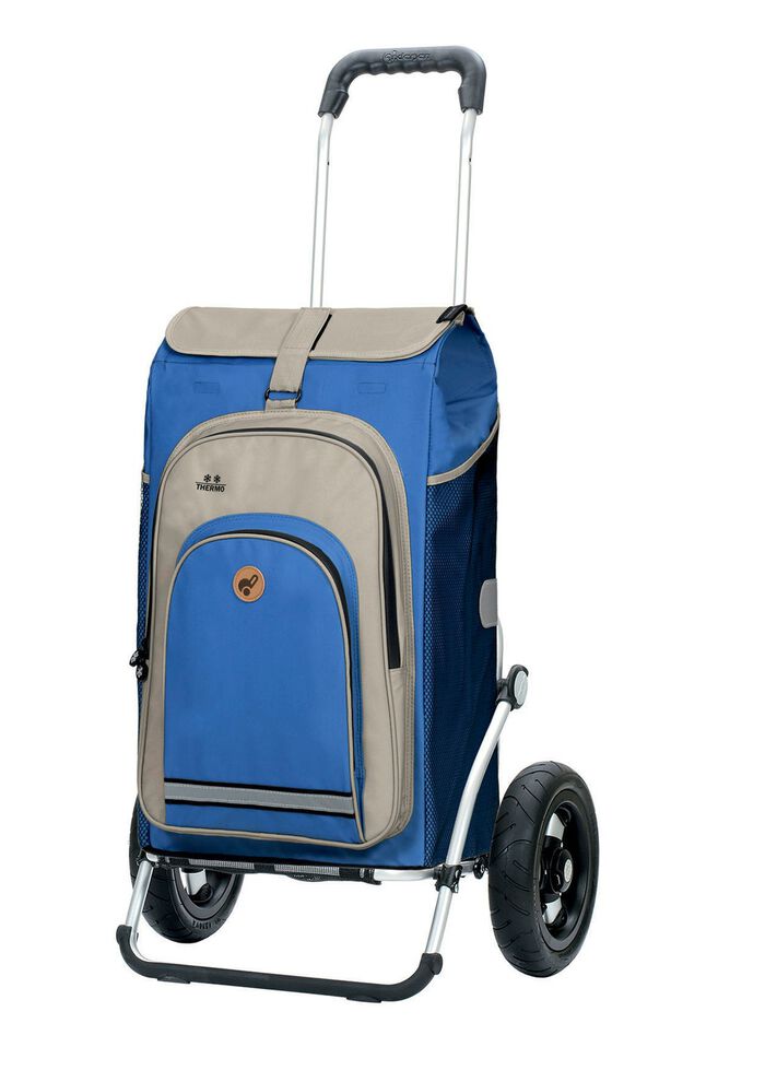 Leichter und leiser Einkaufsroller Royal Shopper BLAU
