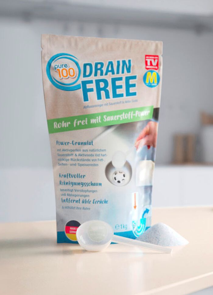 Pure100 Drainfree Power-Abflussreiniger 