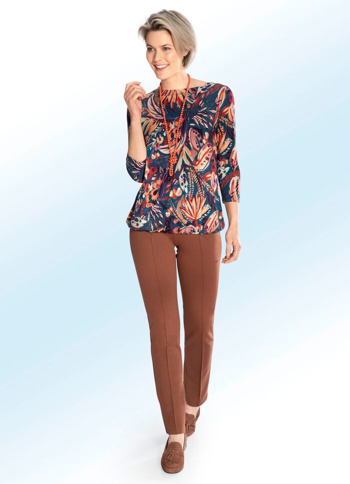 Jerseyhose mit h&ouml;herem, elastischem Formbund 