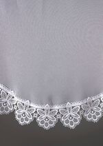 M-Bogen-Store aus echter Plauener Spitze 