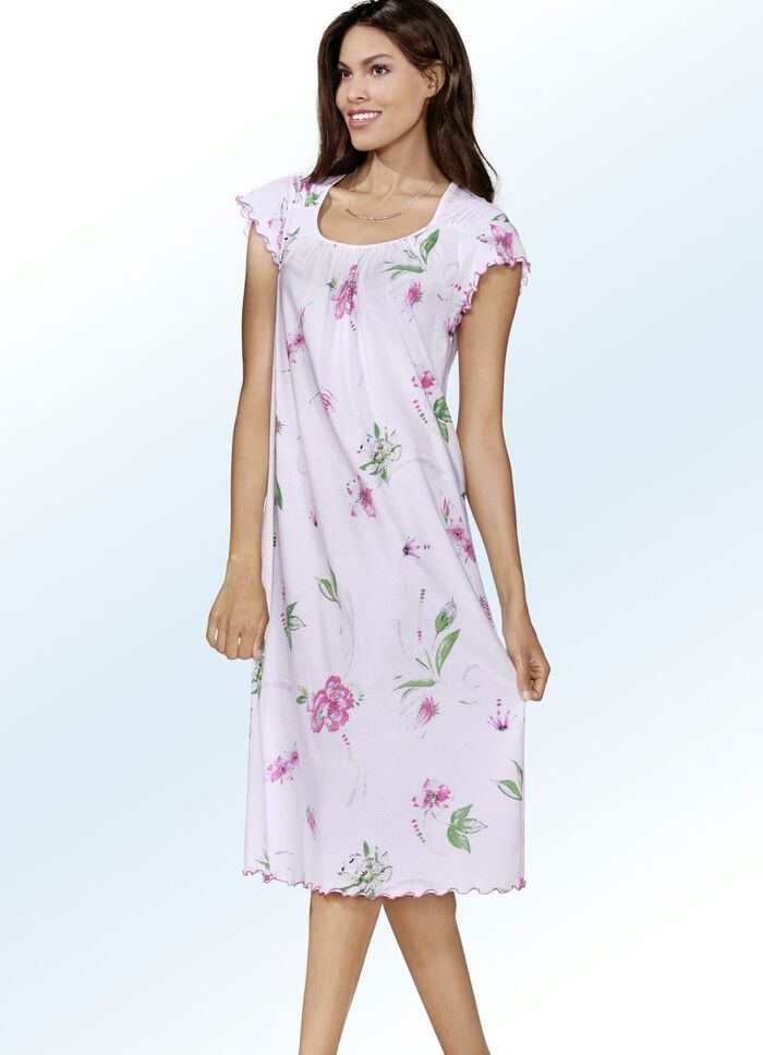 Zweierpack Nachthemden, Kurzarm mit Rundhals 