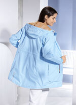 Funktions-Longjacke mit fester Kapuze 