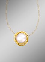 Anh&auml;nger mit Zuchtperlen-Bouton 