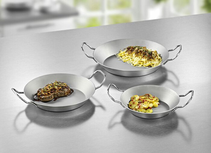 Eisenpfannen-Set, 3-tlg 
