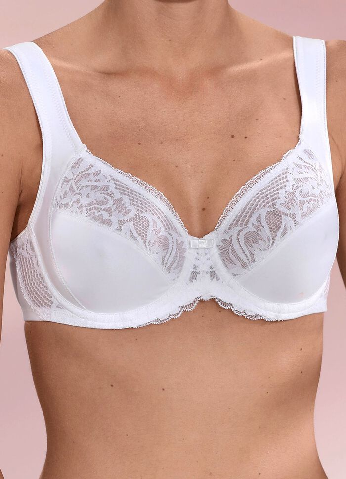 Triumph Modern Lace+Cotton B&uuml;gel-BH mit Elastikspitze 