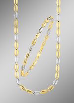 Durchbrochene Garnitur in Bicolor 