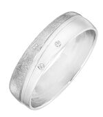 Brillant-Trauring in Weißgold 