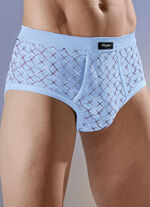 Viererpack Slips, allover dessiniert 