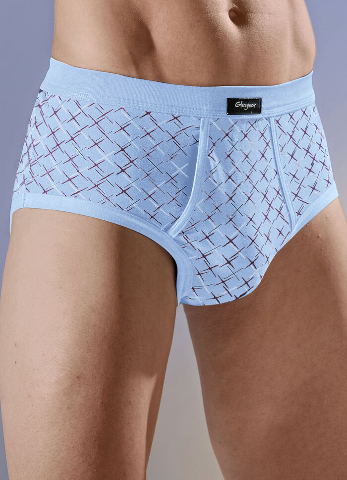 Viererpack Slips, allover dessiniert 