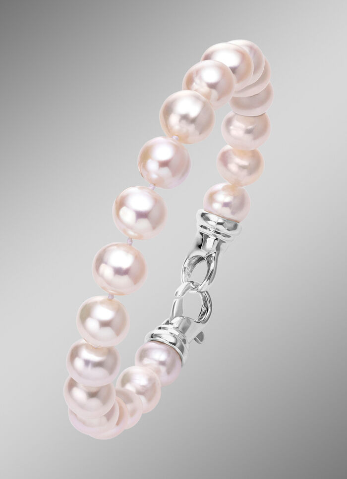 Armband mit Süßwasser-Zuchtperlen 