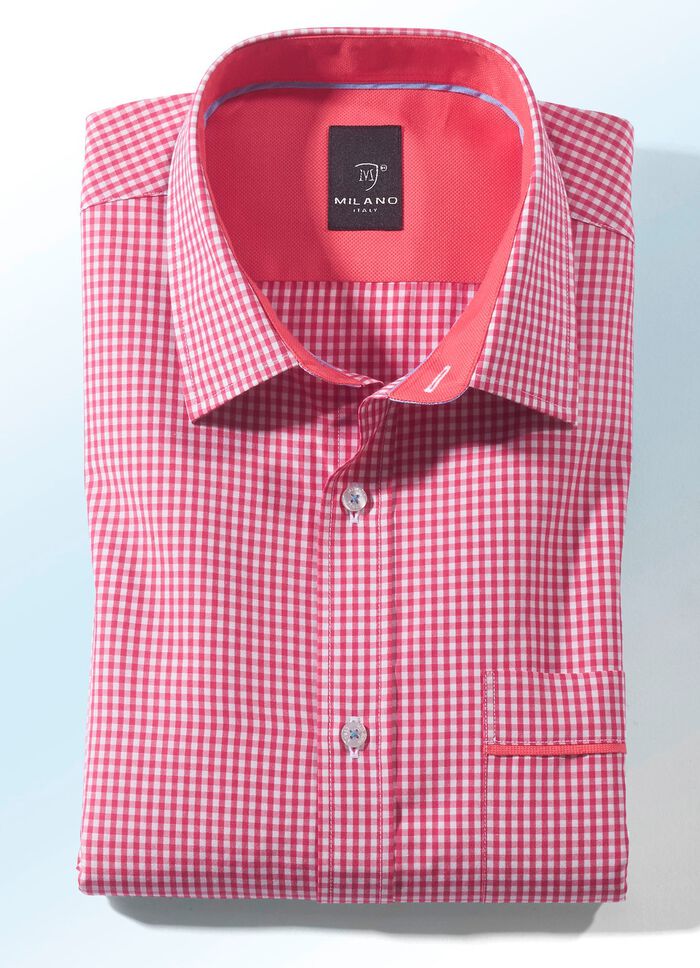 "Milano Italy"- Hemd in Kurz-und Langarm in 4 Farben 