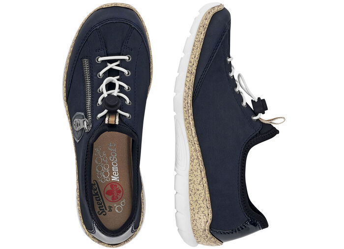 Rieker, sportliche Damen-Sneaker, mit MemoSoft Decksohle BADER