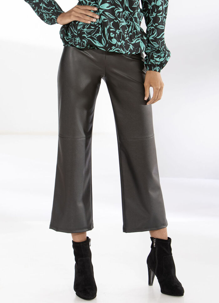 Culotte aus softem Nappaleder-Imitat 