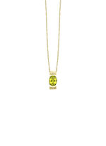 Strahlende Natürlichkeit – Anhänger mit Peridot und Diamanten 