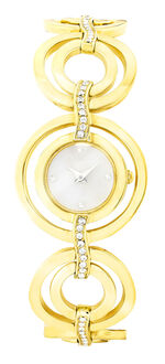 Quartz-Damenuhr mit Edelstahlgeh&auml;use 