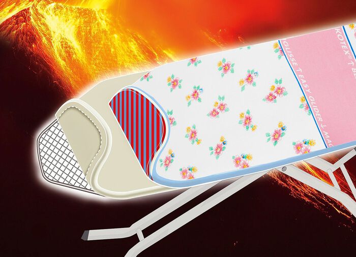 Spezial-B&uuml;gelbrettbezug mit Gleitbeschichtung 