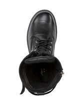 Andrea Conti Schn&uuml;r-Stiefel mit verstellbarer Schlie&szlig;e SCHWARZ